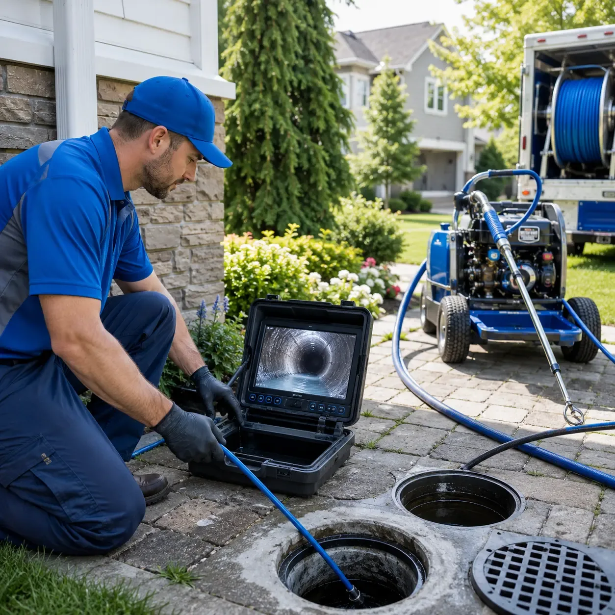 Outdoor drain cleaning professionals serving Yellville, AR